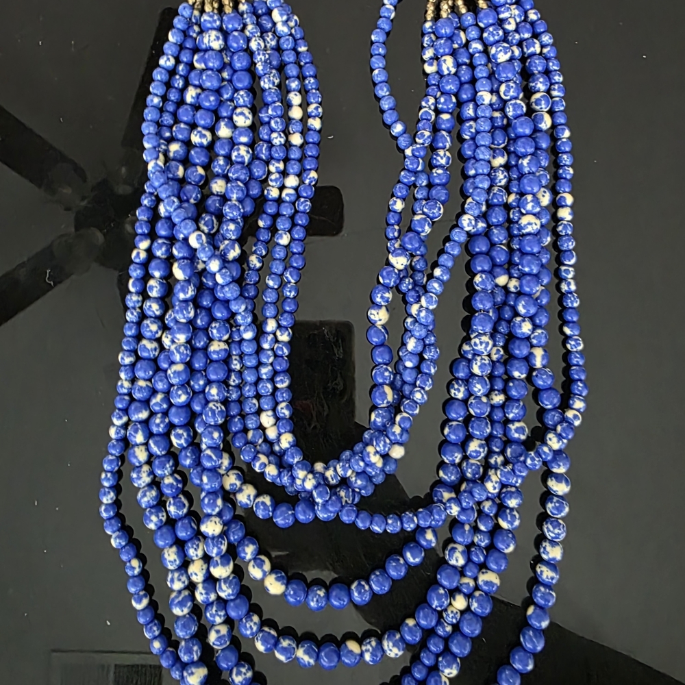 Vintage SASSY Jones LAPIS Necklace